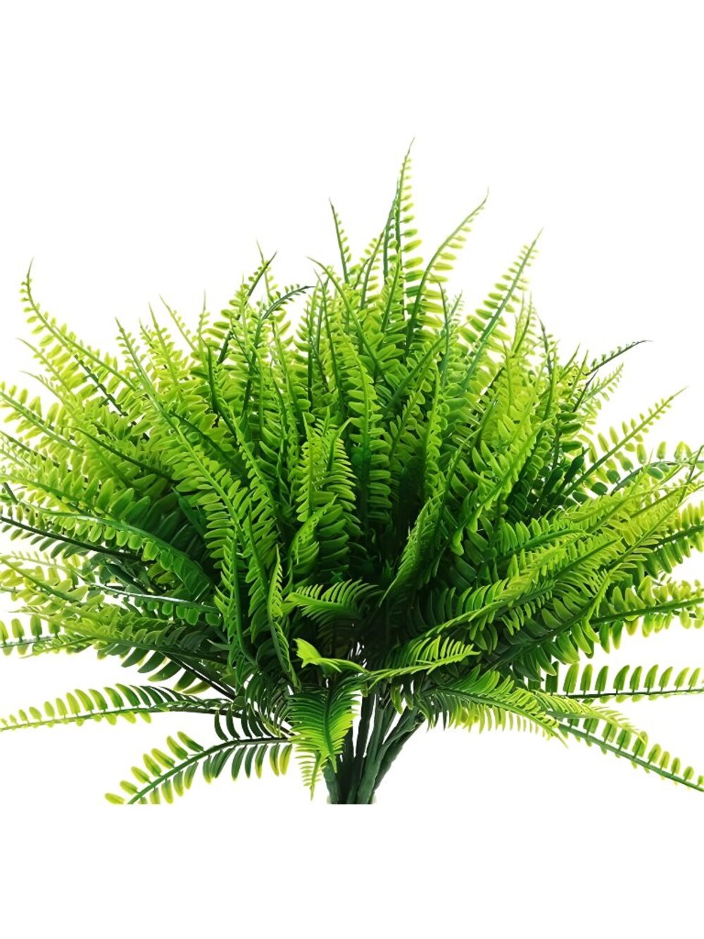 8 Pcs Artificial Boston Fern Plants Bushes Faux Plants Shrubs Greenery